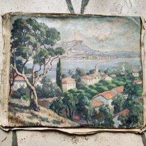 Peinture Provence Paysage
