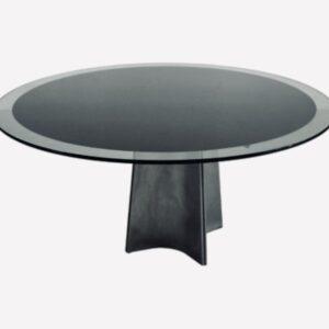 Table ronde italienne des années 1970 de Luigi Saccardo