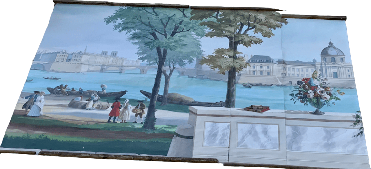 peinture panoramique style 18ème siècle