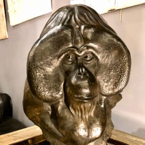 Orang Outan en bronze