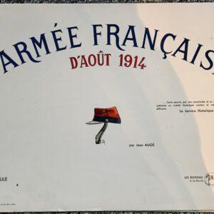 GRAND FASCICULE SUR LES UNIFORMES DE 1914 DE L'ARMÉE FRANÇAISE, PAR JEAN AUGÉ.