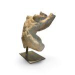 Sculpture torse de femme en bronze par Jean Gabriel Mondie intitule Salome dansant fondue a la cire perdue